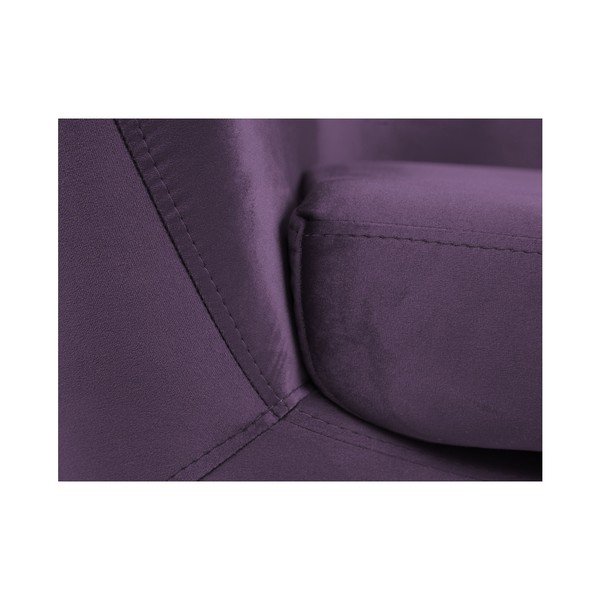 Fialové kreslo Mazzini Sofas Amelie-image-3