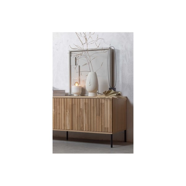 TV stolík v dekore duba v prírodnej farbe 150x56x44 cm Gravure – WOOOD-image-4