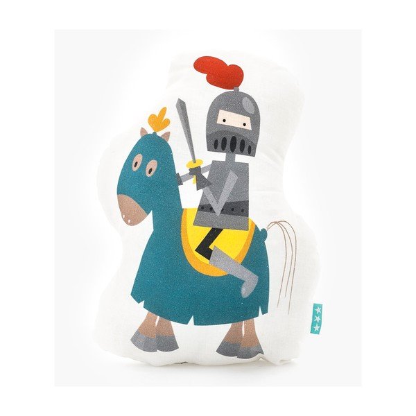 Bavlnený vankúšik Mr. Fox Knight, 40 × 30 cm-image-1