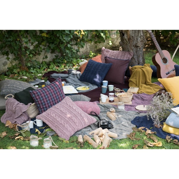 Obliečka na vankúš Laman Gris, 45x45 cm-image-1