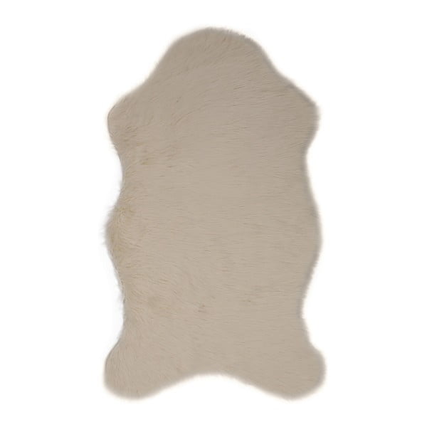 Krémový koberec z umelej kožušiny Pelus Cream, 90 × 150 cm