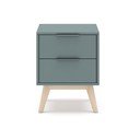 Nočný stolík sivozelený Pisco – Marckeric