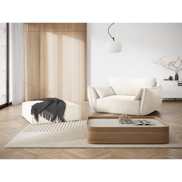 Biela podnožka Vanda - Mazzini Sofas-image-1