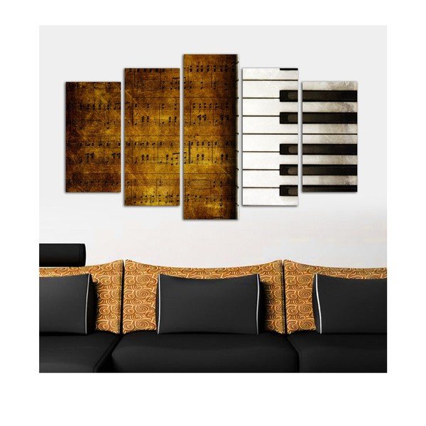 Viacdielny obraz Piano, 110 × 60 cm-image-1
