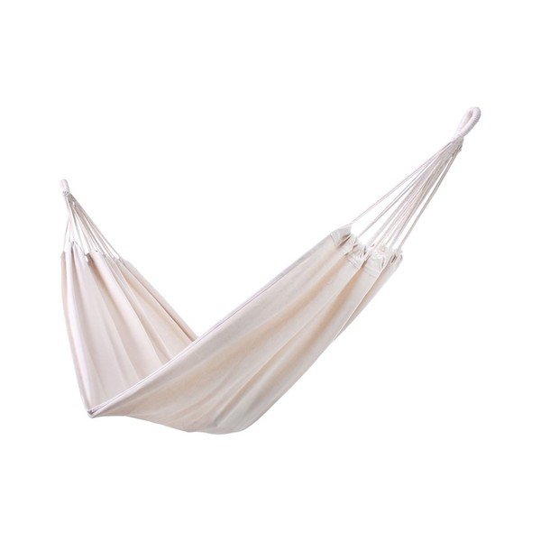 Béžová závesná hojdacia sieť DecoKing Cotpoly