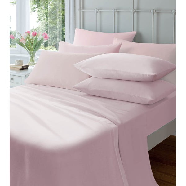 Elastická plachta Plain Flette Pink, 150x200 cm