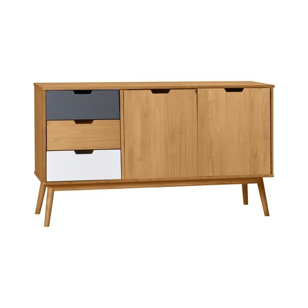 Komoda z masívneho borovicového dreva Marckeric Cusco-image-1