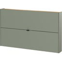 Zeleno-sivá výklopná skrinka na topánky Ameca – Germania