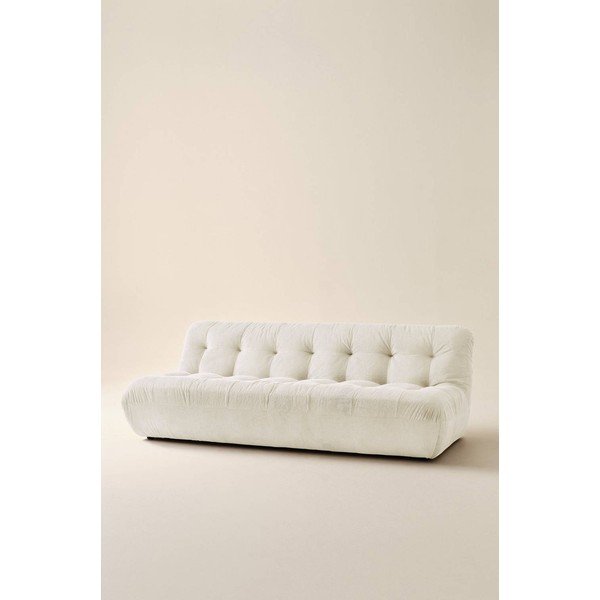 Krémovobiela menčestrová pohovka 212 cm Kelso – Jotex-image-1