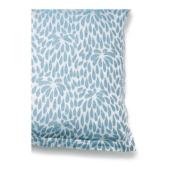 Svetlomodrá obliečka na vankúš z čistej bavlny Casa Di Bassi, 35 x 50 cm-image-1