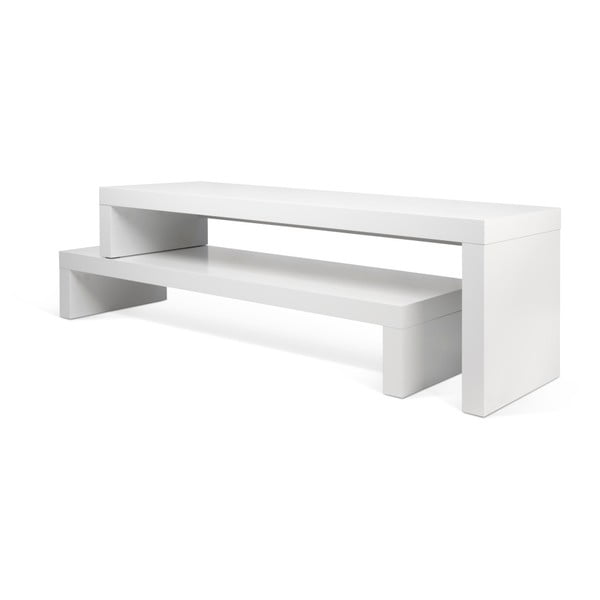 Biely variabilný stolík TemaHome Cliff Walnut-image-4