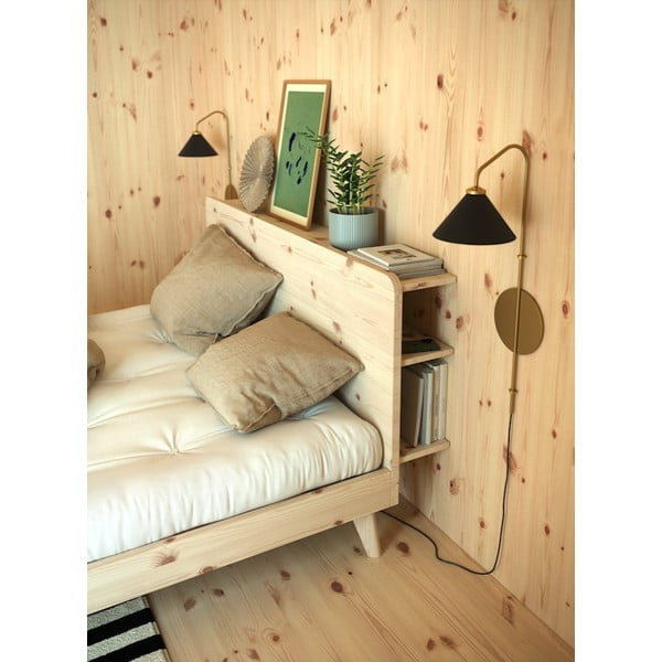 Dvojlôžková posteľ z borovicového dreva s roštom 160x200 cm Retreat – Karup Design-image-4