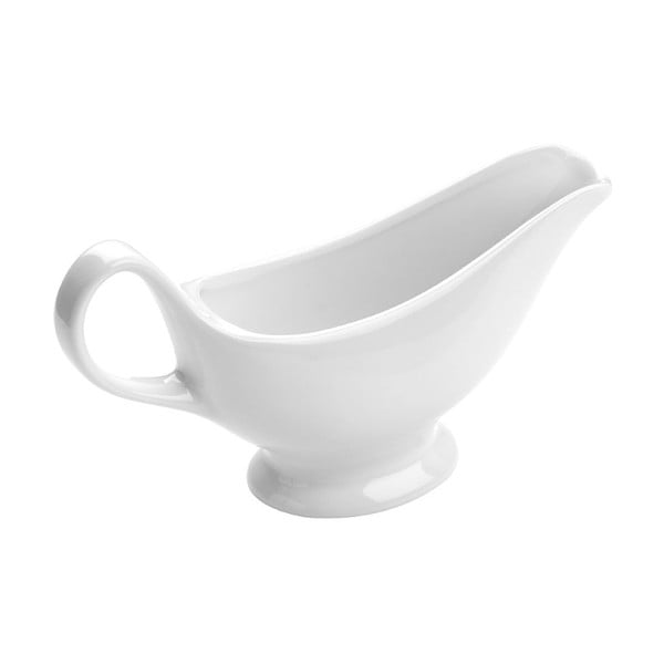 Biela porcelánová nádoba na omáčku Premier Housewares Gravy Boat