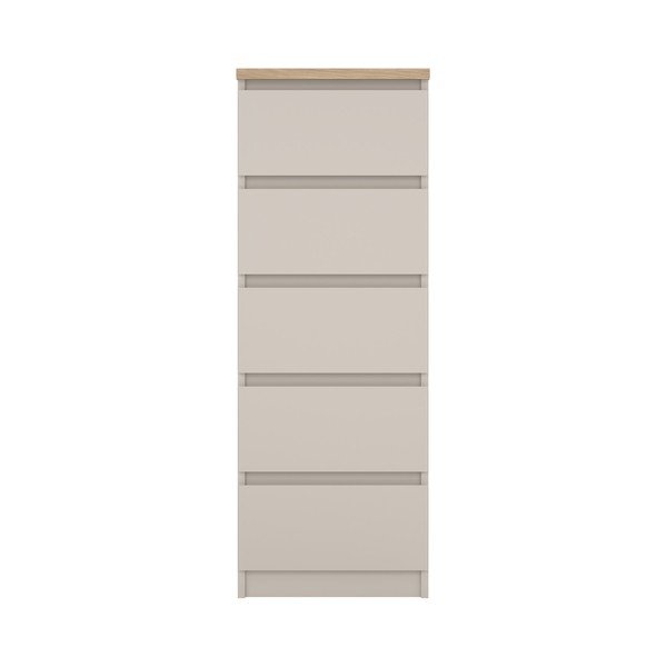 Krémovobiela komoda 40x111x50 cm Naia – Tvilum-image-2