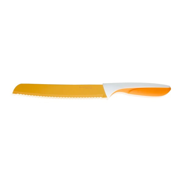 Oranžový nôž na chlieb Brandani Anti-Stick