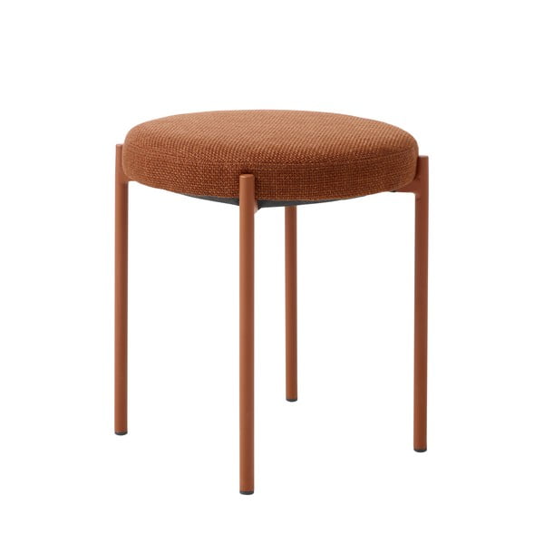 Kovová stolička v terakotovej farbe Pelican – Unique Furniture