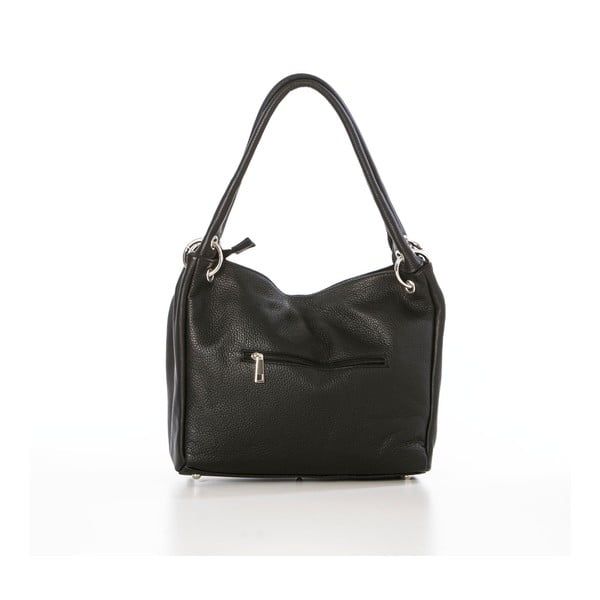 Kožená kabelka Dellio Black-image-1