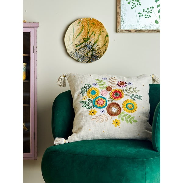 Bavlnený dekoračný vankúš 50x50 cm Pico – Bloomingville-image-1