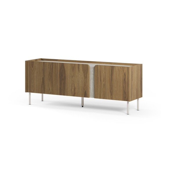 TV stolík v dekore duba v prírodnej farbe 140x54x35,5 cm Lucile – Marckeric-image-4