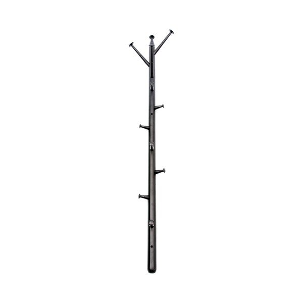 Čierny vešiak na kabáty z brezového dreva RGE Famous, výška 140 cm