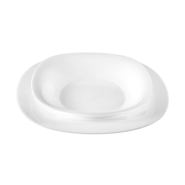 Sklenená jedálenská súprava 18 ks LUNA – Orion-image-2