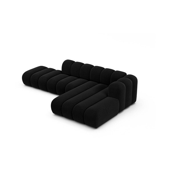 Antracitová rohová pohovka (pravý roh) Lupine – Micadoni Home-image-2