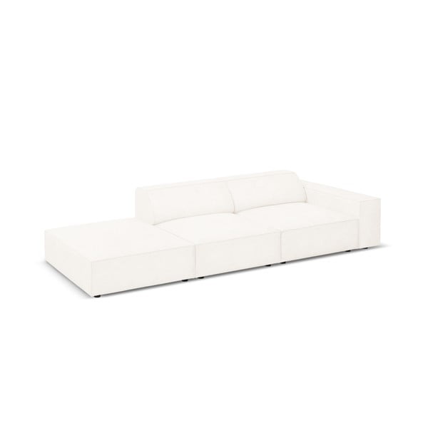 Béžová rohová pohovka z textílie bouclé (ľavý roh) Jodie – Micadoni Home-image-3