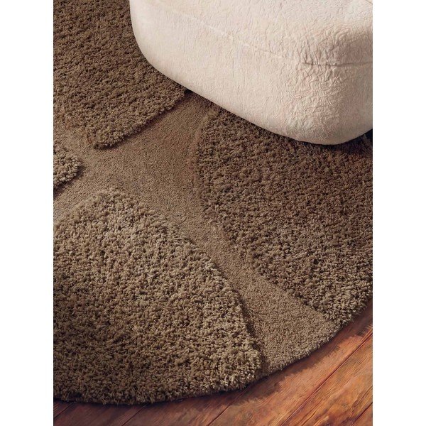 Hnedý ručne tkaný okrúhly koberec ø 160 cm Lambeth Jasper – Ted Baker-image-3