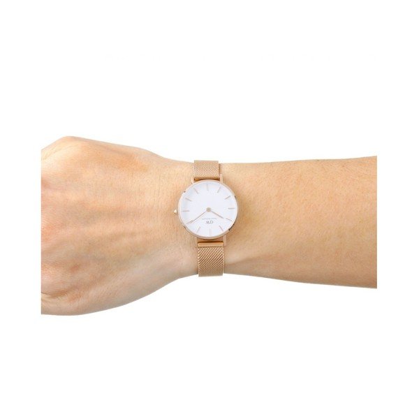 Dámske hodinky v ružovozlatej farbe Daniel Wellington Petite Mel, ⌀ 28 mm-image-3