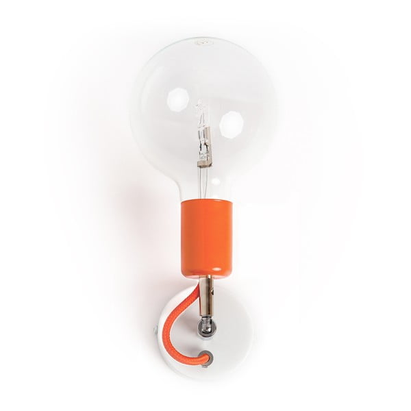 Nástenné svietidlo Kolorowe Kable Loft Metal Compact Californian Orange