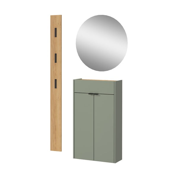 Zelená/v prírodnej farbe predsieňová zostava Ameca – Germania