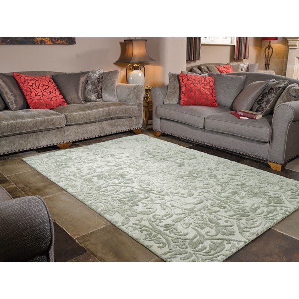 Sivý ručne tkaný koberec Flair Rugs Dorchester, 200 × 290 cm-image-1