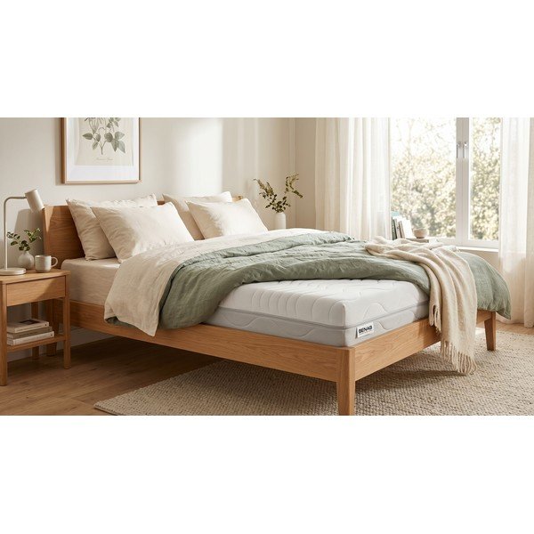 Stredne tvrdý/extra tvrdý penový obojstranný matrac 140x200 cm BonLife HARD - BENAB-image-1