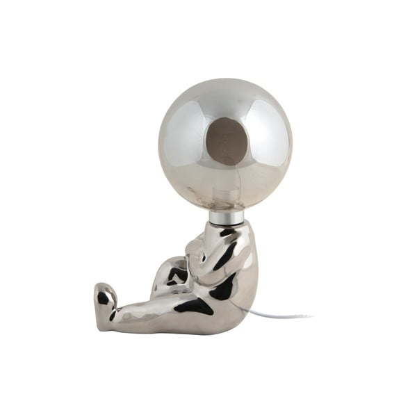 Detská lampička v striebornej farbe Joey – Leitmotiv-image-2