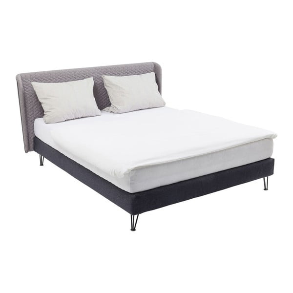 Drevená posteľ Kare Design Bed Dover Quilted, 140 x 200 cm
