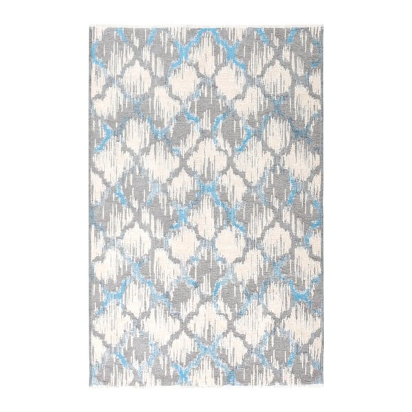 Obojstranný sivo-modrý koberec Vitaus Hanna, 125 x 180 cm