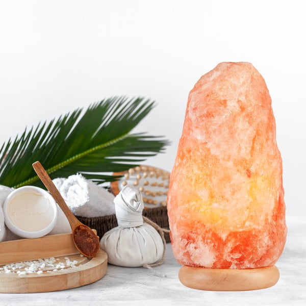 Oranžová soľná lampa, výška 35 cm Sally - LAMKUR-image-2
