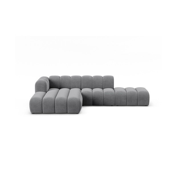 Svetlosivá rohová pohovka (ľavý roh) Lupine – Micadoni Home