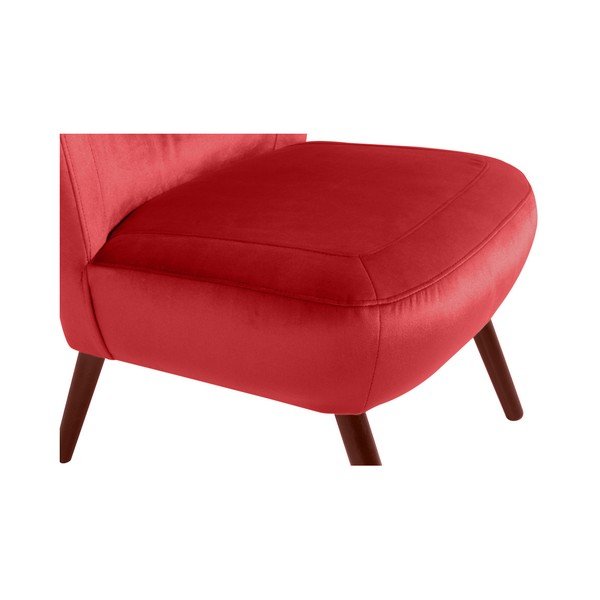Červené kreslo Ma× Winzer Sari Velvet-image-4