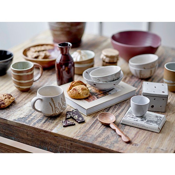 Bielo-béžové misky v súprave 2 ks ø 11.5 cm Peony - Bloomingville-image-2