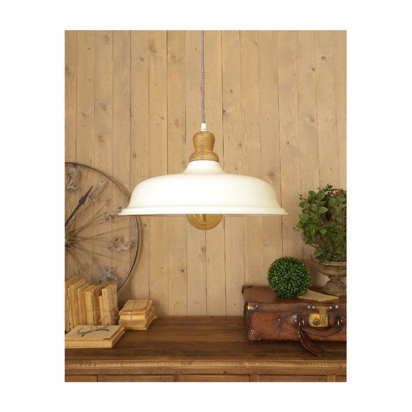 Závesný luster Orchidea Milano Industrial White, ⌀ 40 cm