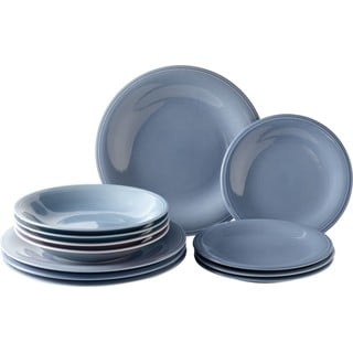 12-dielna modrá porcelánová sada riadu Like by Villeroy & Boch Group