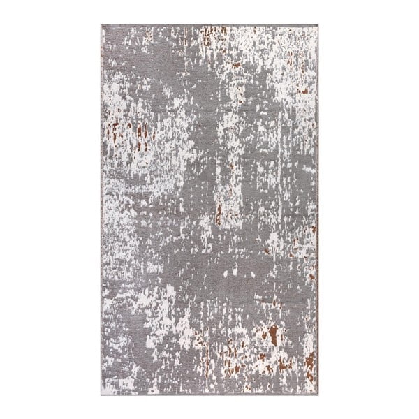 Obojstranný sivo-béžový koberec Vitaus Dinah II, 77 x 200 cm