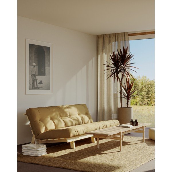 Pohovka v horčicovej farbe 200 cm Lean – Karup Design-image-1