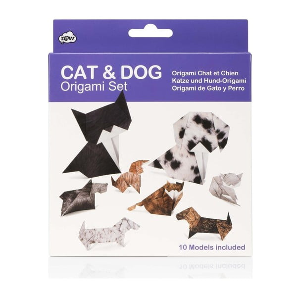 Set origami skladačiek npw™ Origami Cat and Dog