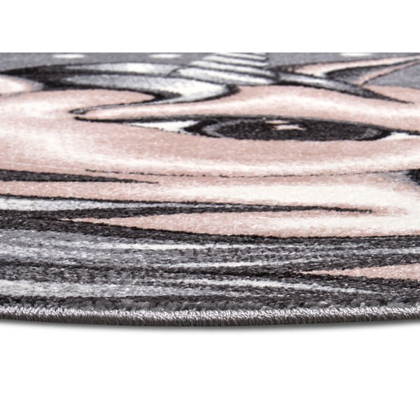 Sivý detský koberec ø 133 cm Cute Unicorn - Hanse Home-image-3