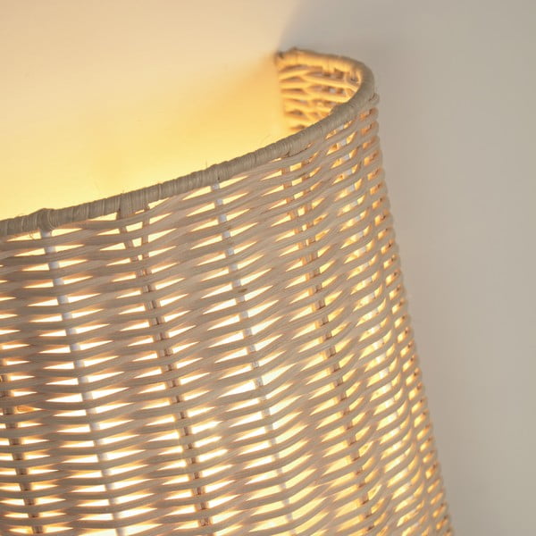 Ratanové nástenné svietidlo v prírodnej farbe Kimjit - Kave Home-image-1