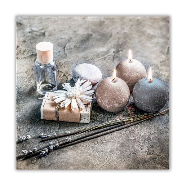 Obraz Styler Glasspik Spa & Zen Soap Bar, 50 × 50 cm