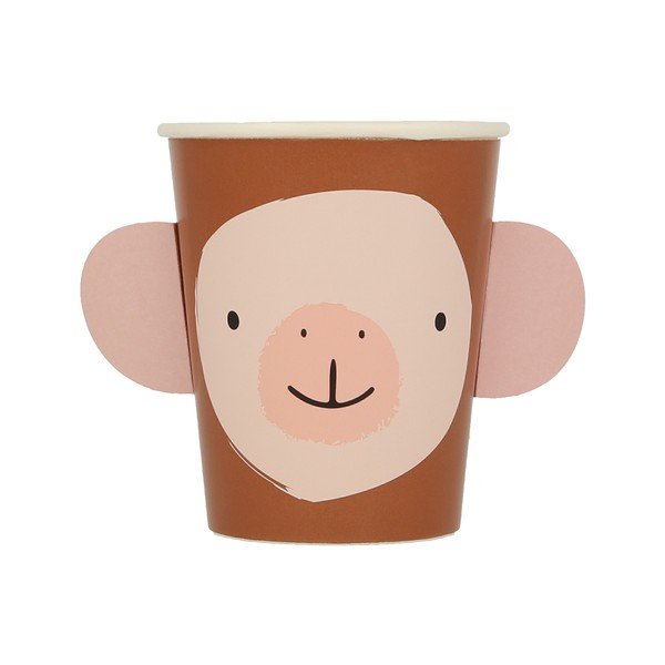 Papierové jednorazové tégliky v súprave 8 ks Animal Parade – Meri Meri-image-3