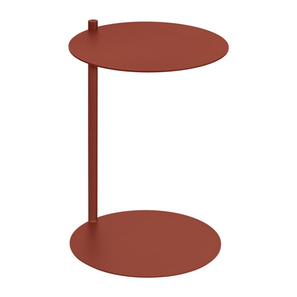 E-shop Oceľový okrúhly odkladací stolík 41x40 cm Ande – noo.ma